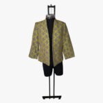Chaqueta Amarilla Gris Paño